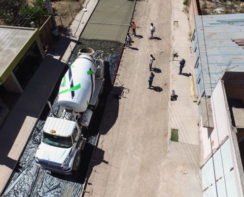 obra publica concreto premezclado