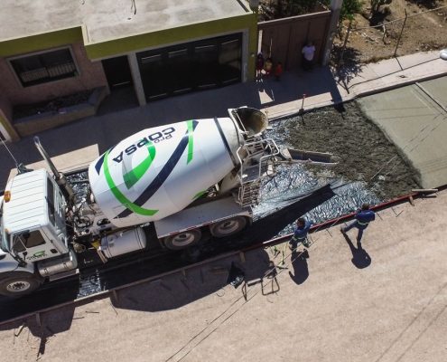 obra publica concreto premezclado